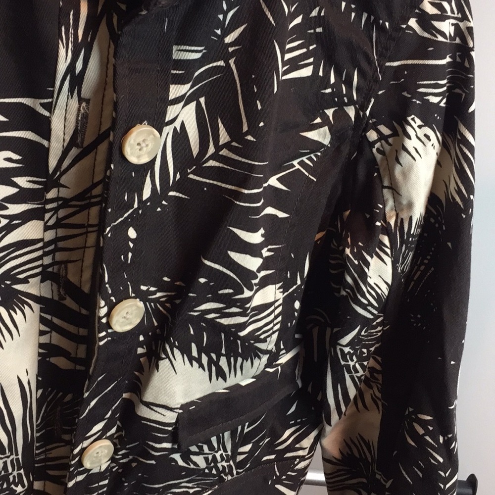 Denim black & white short jacket - Picture 3 of 3